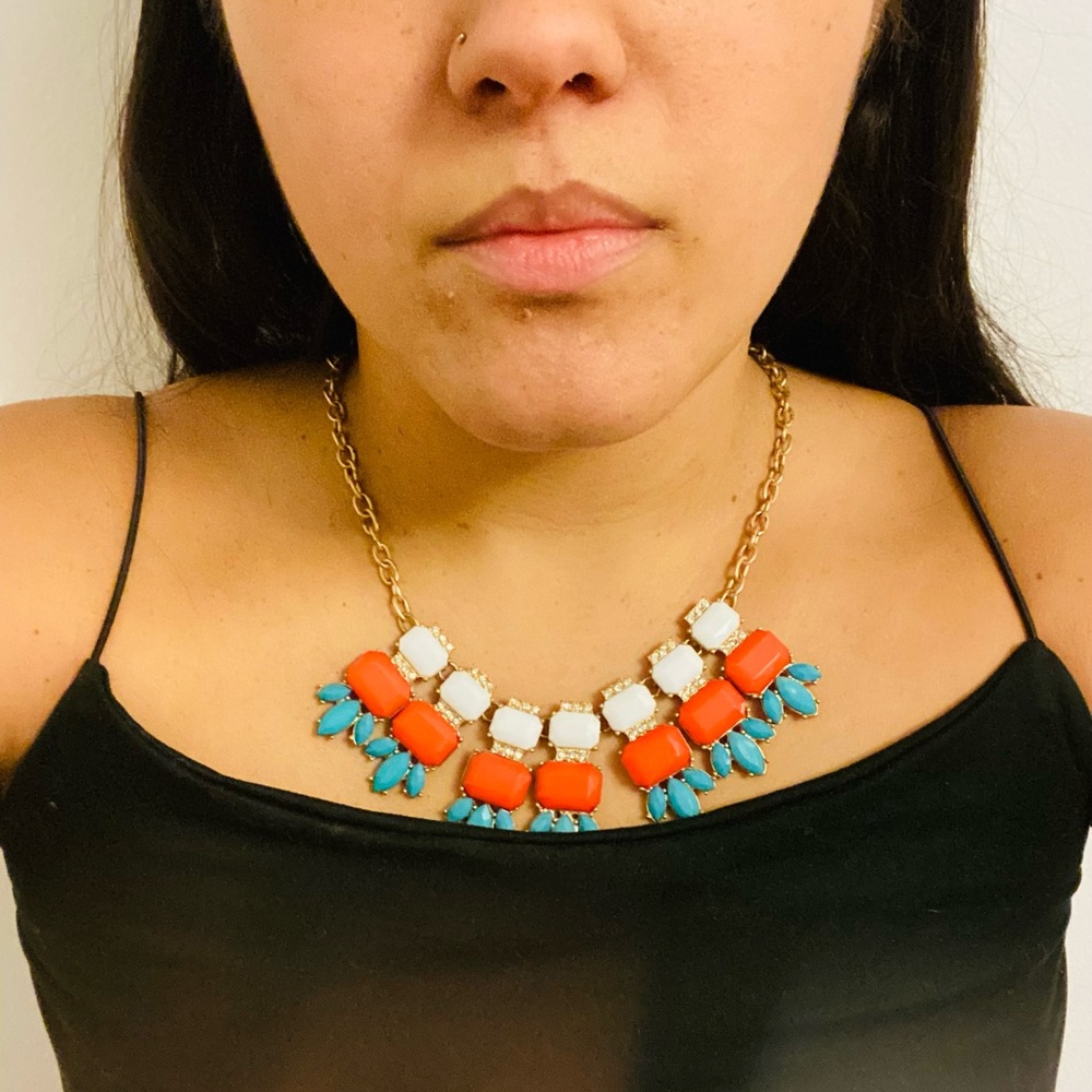 Colorful Statement Necklace (Costume Jewlery)